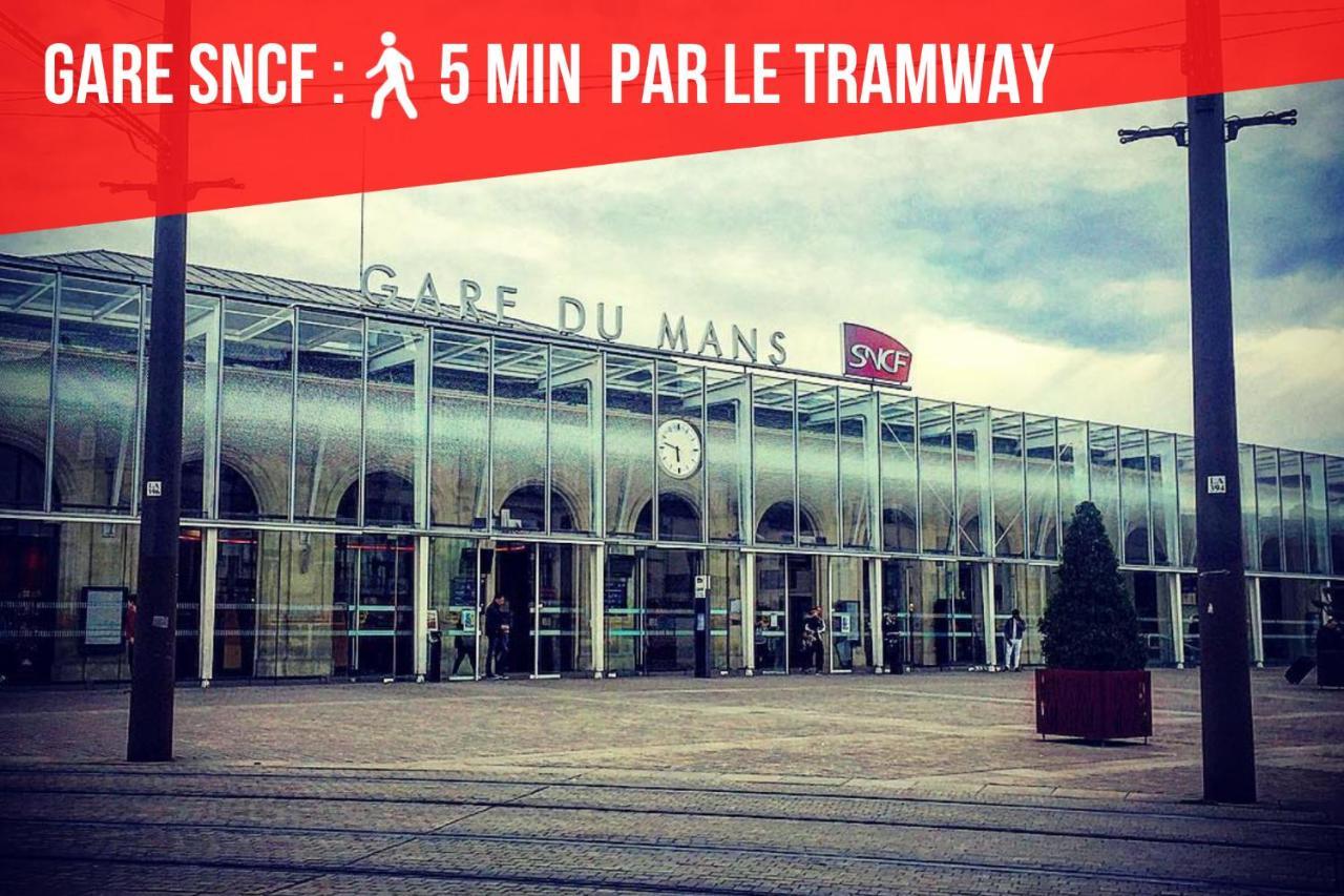 勒芒Tramway 9 Jaures Cosy Proche Gare公寓 外观 照片
